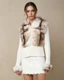 Serena Luxe Faux Fur Bolero Jacket