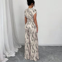 Harper Printed Asymmetric Belted Jumpsuit