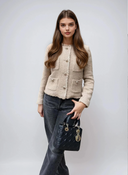 Valerie Elegant Button Detail Jacket