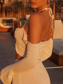 Isla Halter Neck Two Piece Maxi Skirt Set