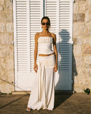 Serena Strapless Top and Maxi Skirt Set