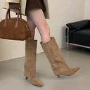 Camille Elegant Knee-High Heel Boots