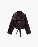Marcella Modern Vegan Faux Leather Jacket