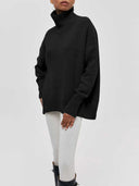 Marcelline Soft Turtleneck Oversized Sweater