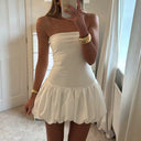 Maribel Modern Backless Bustier Mini Dress