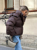 Gaia Short Hooded Puffer Jacket 2