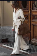 Maribel Wide-Leg Knit Two-Piece