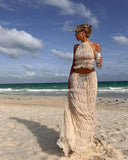 Mariselle Pleated Maxi Two-Piece Set