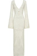 Clarice Crocheted Maxi Dress 6