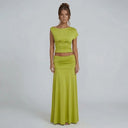 Mariselle Two Piece Maxi Skirt Set