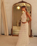 Mariselle Pleated Maxi Two-Piece Set