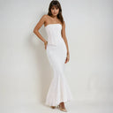 Mirelle Corset Silhouette Strapless Maxi Dress