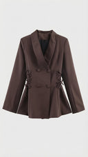 Althea Side Lace Up Tailored Blazer