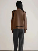 Noelle Sculpted Knit High Neck Jumper