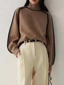 Noelle Sculpted Knit High Neck Jumper