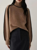 Noelle Sculpted Knit High Neck Jumper
