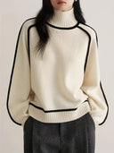 Noelle Sculpted Knit High Neck Jumper