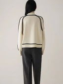 Noelle Sculpted Knit High Neck Jumper
