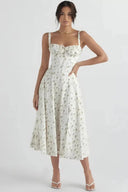 Noosa Floral Bustier Midi Dress