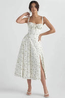 Noosa Floral Bustier Midi Dress