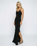 Noosa Ruffle Evening Maxi Dress