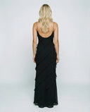 Noosa Ruffle Evening Maxi Dress