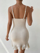 Noosa Twist Front Cut Out Knit Mini Dress