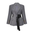 Norielle Modern Blazer with Statement Belt