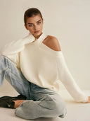 Elora Elegant Off Shoulder Sweater