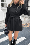 Rosaline Minimal Belted Short Coat