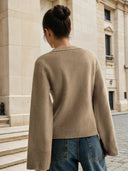 Rosaline V-Neck Button Knit Cardigan