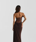 Aria Formal Lace Evening Maxi Dress