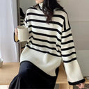 Colette French Stripe Turtleneck Sweater