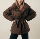 Serena Belted Winter Puffer Jacket