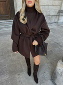 Serena Modern Belted Statement Coat