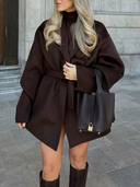 Serena Modern Belted Statement Coat