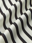 Serena Modern Stripe Oversized Blouse