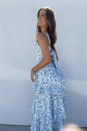 Serenelle Ruffle Strapless Maxi Dress