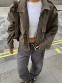 Maribel Modern Cropped Street Jacket