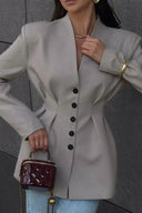 Sienna Fitted Waist Blazer Jacket