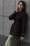 Sienna Fitted Waist Blazer Jacket