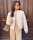 Sienna Quilted Lightweight Bomber Autumn Jacket