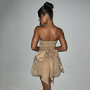 Solene Sparkle Corset Mini Dress