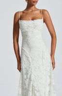 Solenne Jacquard Gown Maxi Dress
