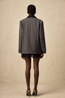 Soraya Lace Trim Blazer Jacket