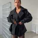 Sorelle Modern Cropped Trench Coat