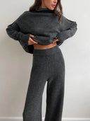 Sorelle Turtleneck Knit Lounge Set