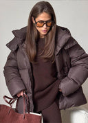 Leila Detachable Hood Puffer Jacket 0