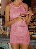 Calista Shimmer Party Mini Dress