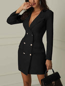 Valeria Double-Breasted Blazer Mini Dress